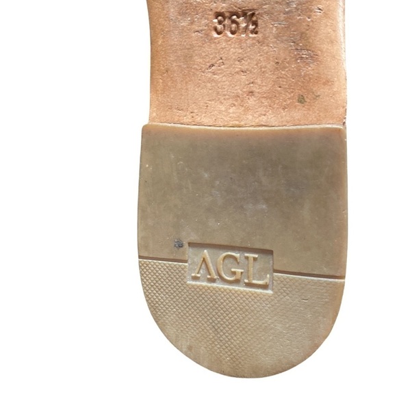 AGL suede flats with tassel preppy classic tailored 6.5 - Picture 7 of 12